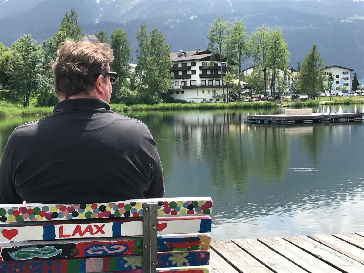 Ferienwohnung Laax mit Traumblick, großem Balkon und Terrasse Exterior foto